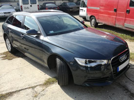 Autóüveg fóliázás Audi A6: B oszloptól hátra, hő és belátás elleni autóüveg fóliázás, skyfol, lumar, bruxafol 01